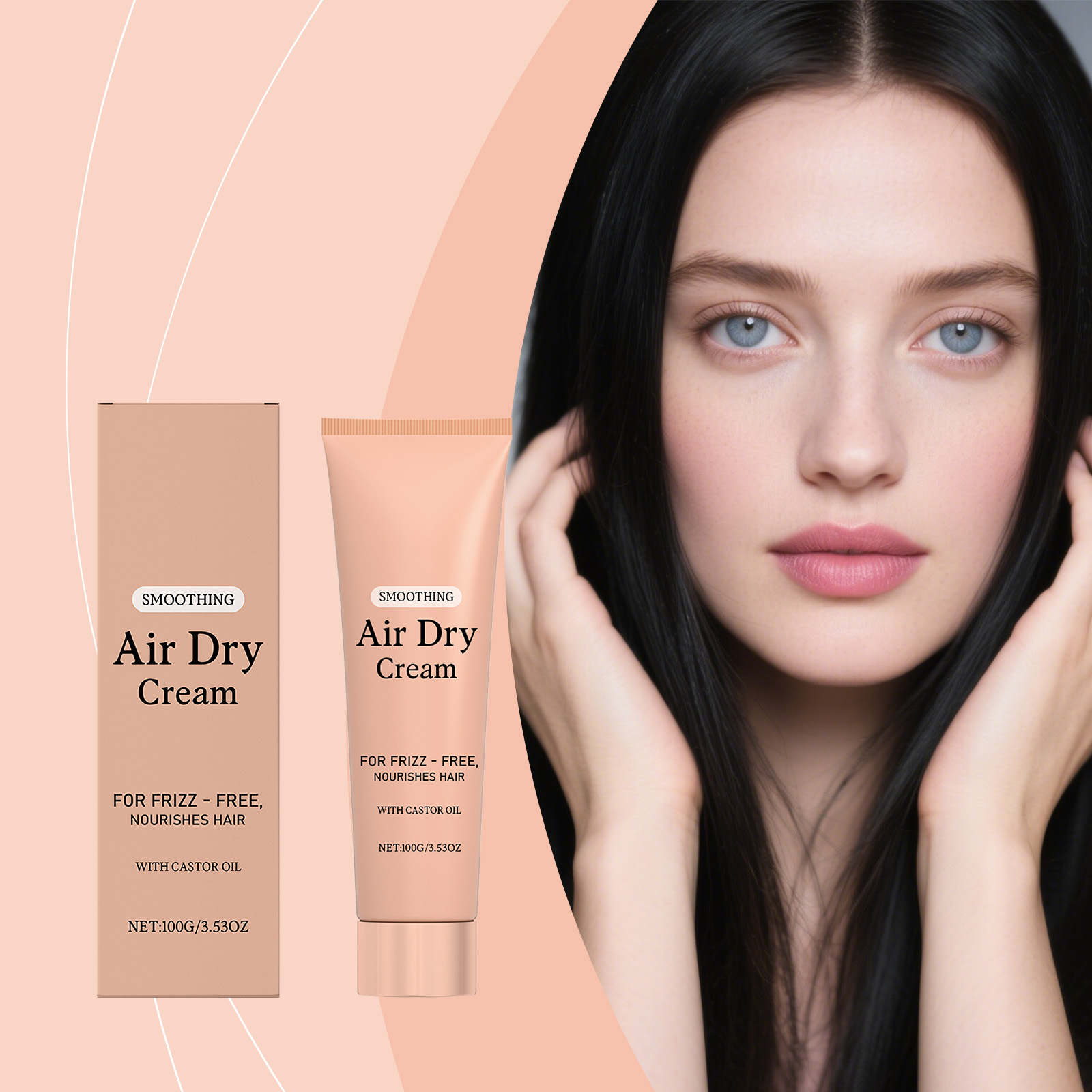 Hair Care For Curly Dry Hair - ครีมบำรุงผมให้นุ่มสลวย บำรุงซ่อมแซมผมหยิก ปรับปรุงผมแห้งเสีย ให้ผมเงางามสุขภาพดียาวนาน ผลิตภัณฑ์ดูแลเส้นผม