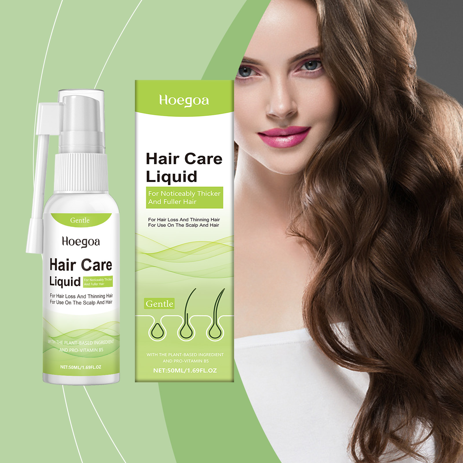 Hair Care For Curly Dry Hair - สเปรย์ปลูกผม ป้องกันผมร่วง ป้องกันศีรษะล้าน เสริมสร้างรากผม ซ่อมแซมผมเสีย ปรับปรุงผมแห้งหยิก