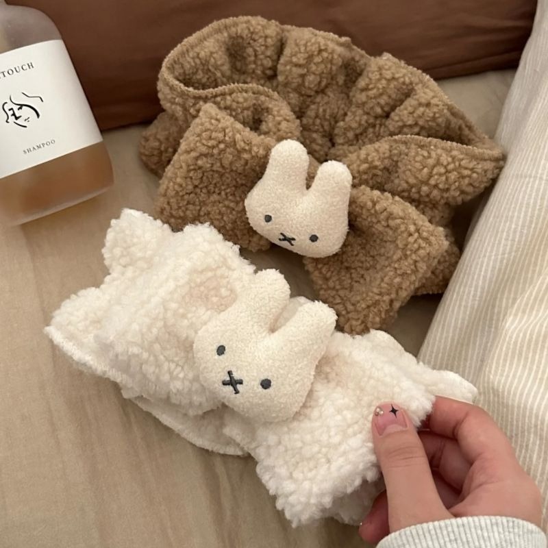 Hair Care Japan Products - ที่คาดผมการ์ตูนน่ารักแบบใหม่ ผ้าคาดผมผูกโบว์ ยางรัดผม แหวนดูแลเส้นผม ที่คาดผมแต่งหน้า สวยงาม