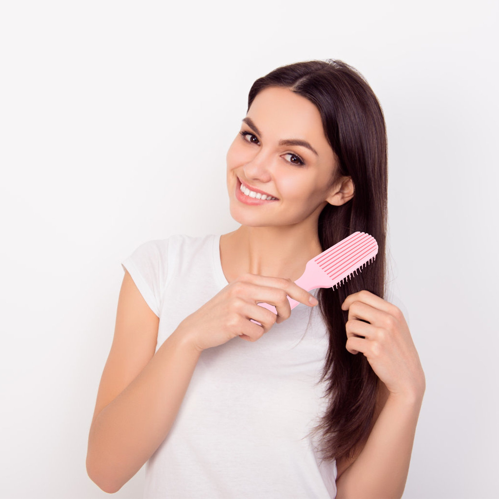 Hair Care For Curly Dry Hair - หวีนวดหนังศีรษะ 2 ชิ้น สำหรับทำผม นวดหนังศีรษะ แปรงแก้ผมพันกัน