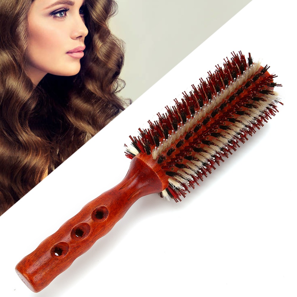 Hair Care For Curly Dry Hair - แปรงผมทรงกลมขนาดใหญ่สำหรับดูแลผมหยิก แปรงจัดแต่งทรงผมหยิกแบบมืออาชีพ แปรงผมทรงกลมทนทาน แปรงผมสำหรับมืออาชีพ ใช้ในร้านเสริมสวย