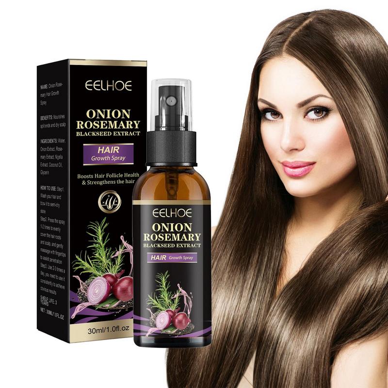 Rosemary Hair Oil - 30ml Hair Growth สเปรย์หัวหอมโรสแมรี่หนาแน่นสเปรย์ผม Rosemary Essential
