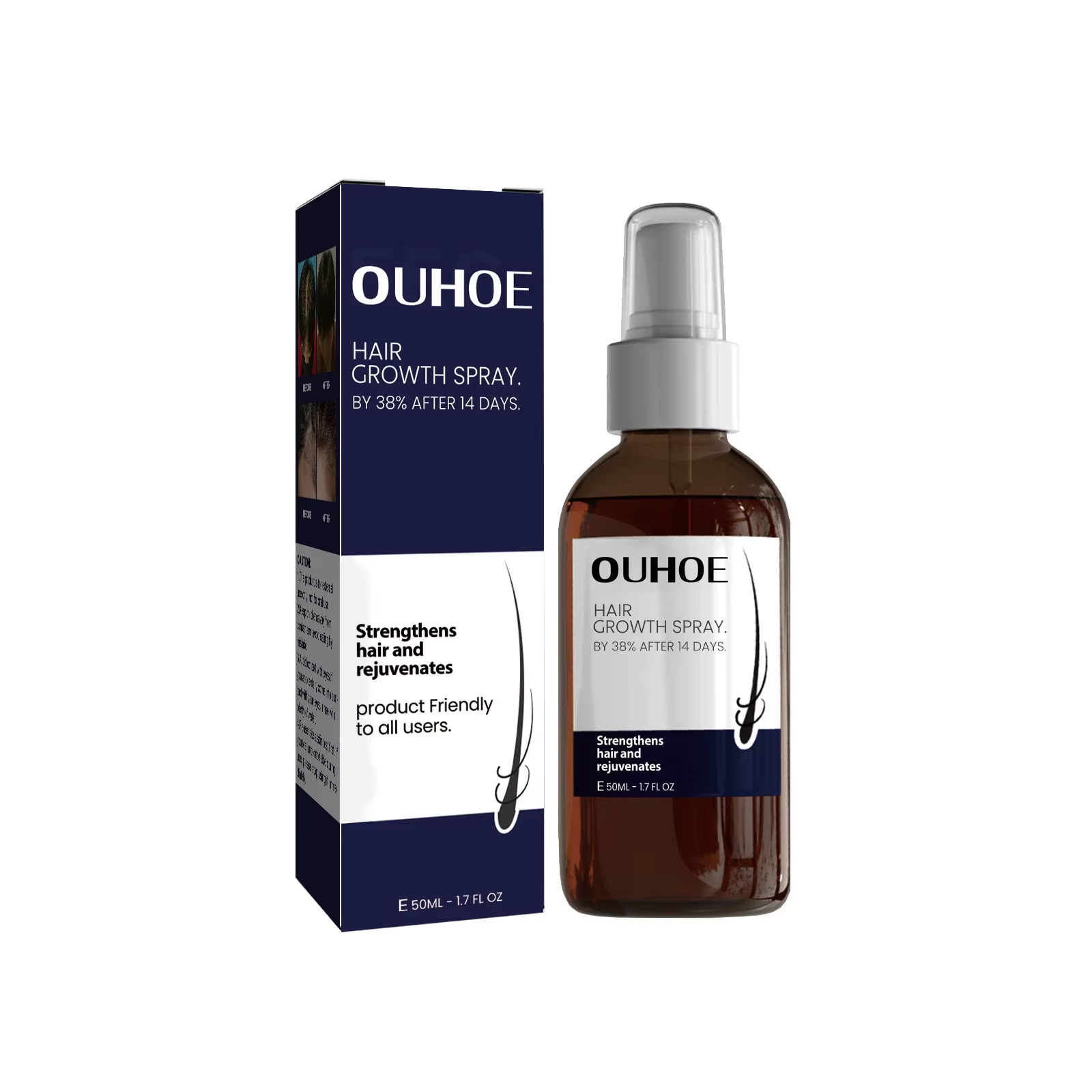 Hair Care Ouai - Hair Growth Spray Nourishing Moisturizing หนาอีกต่อไปซ่อมแซมความเสียหายเสริมสร้างหนังศีรษะ