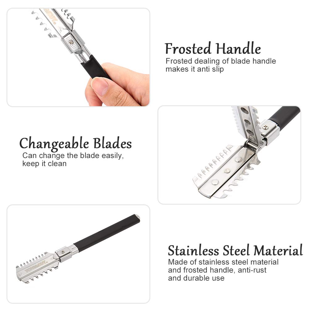 Double-Edge โกนตัดผมมีดโกนมีดใ - Hair Care Guide บทวิจารณ์และราคา
