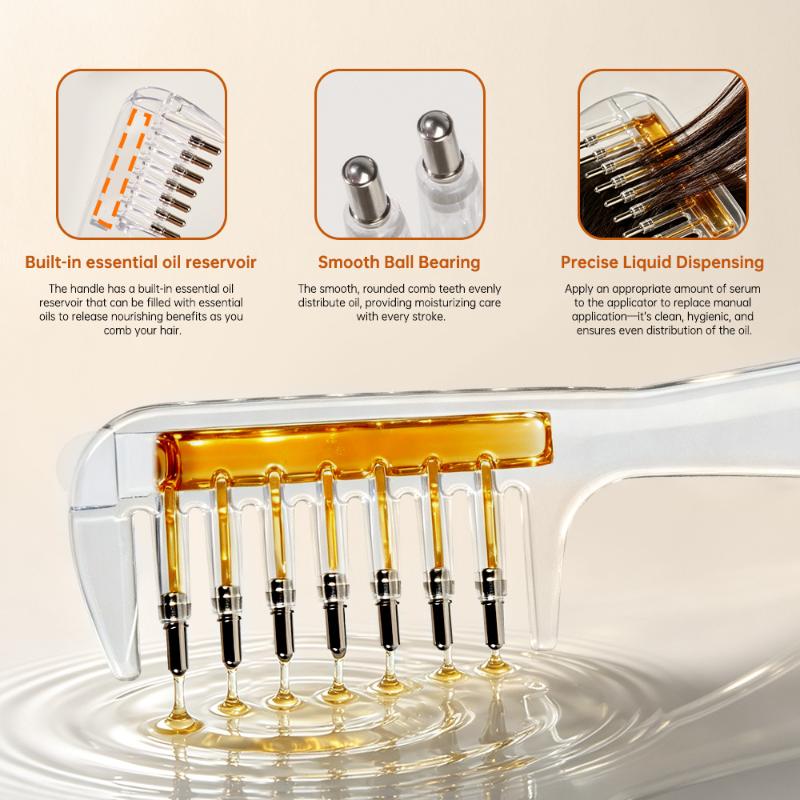 หวีนวดสำหรับน้ำมันหอมระเหยแบบโ - Hair Care Essential บทวิจารณ์และราคา