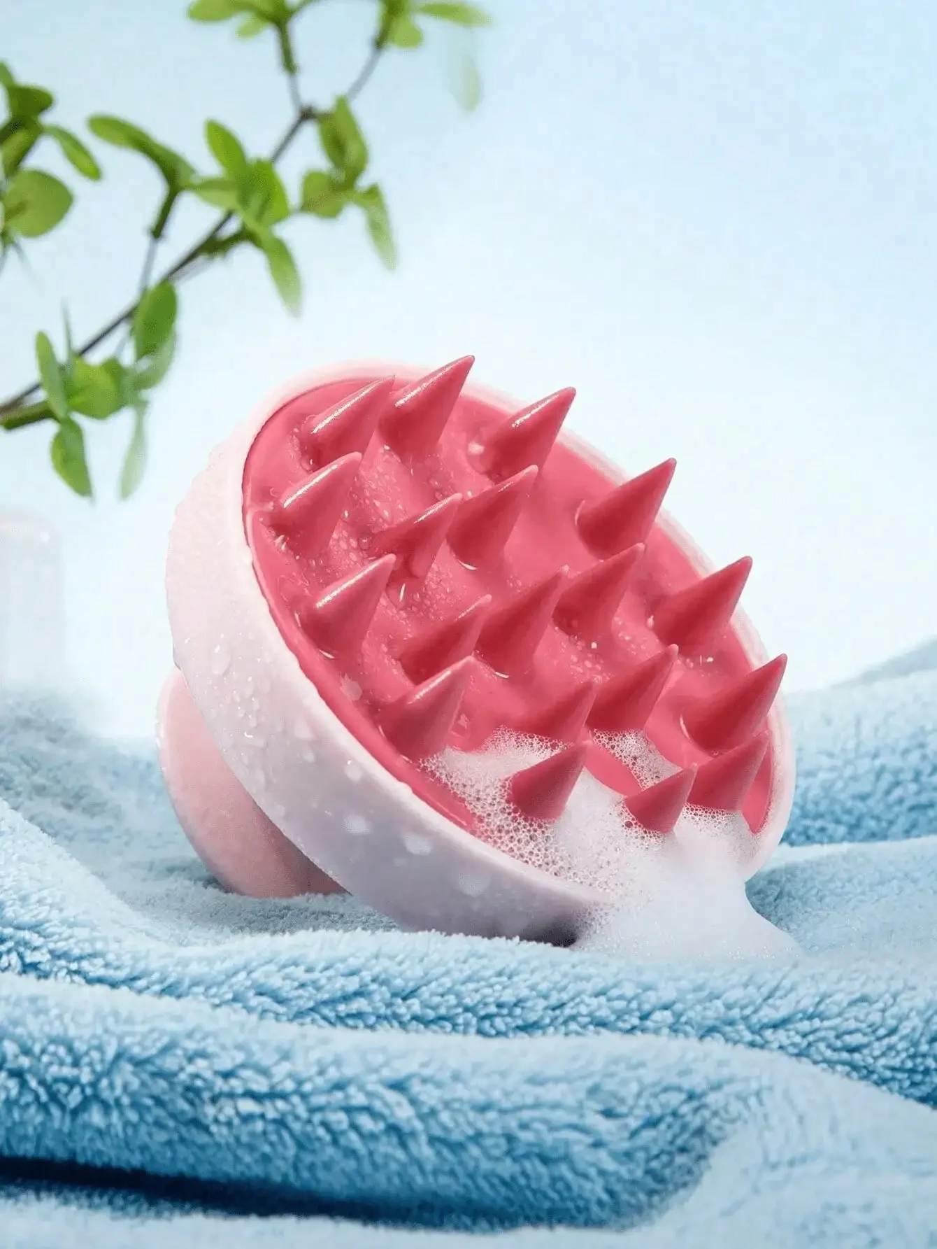 แปรงแชมพูนวดหนังศีรษะซิลิโคนอ่ - Hair Care For Curly Dry Hair บทวิจารณ์และราคา