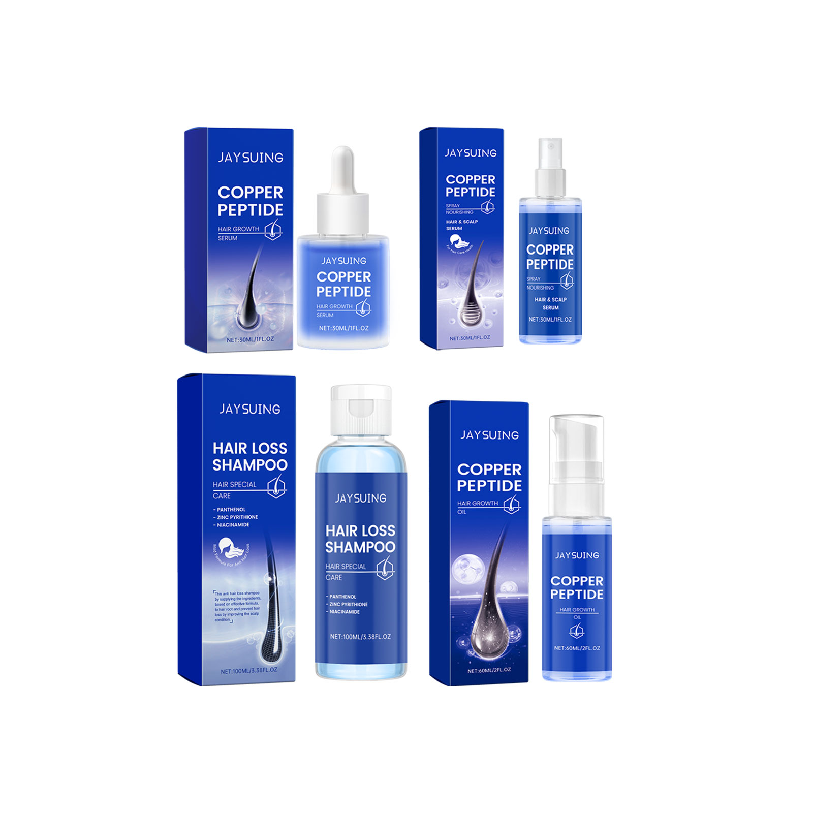 Copper Peptide แชมพู Hair Grow - Hair Care Serum บทวิจารณ์และราคา