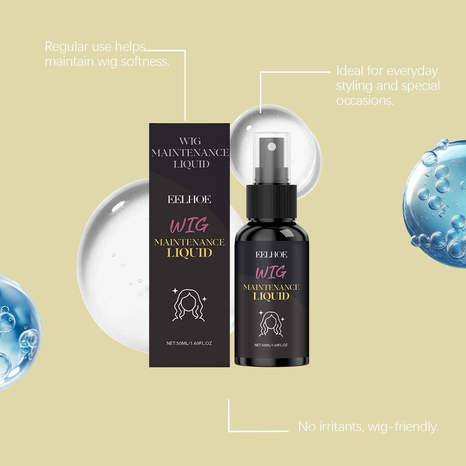 สเปรย์จัดแต่งทรงผมอีลโฮ โคโคนั - Hair Care For Curly Dry Hair บทวิจารณ์และราคา