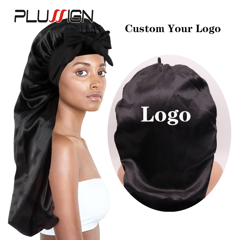 หมวกผ้าซาตินยาวสำหรับผู้หญิงหม - Hair Care Logo บทวิจารณ์และราคา