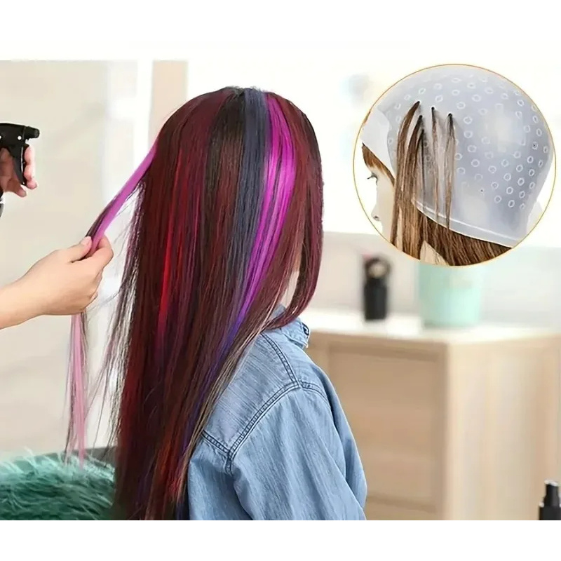 หมวกซิลิโคนสำหรับทำสีผม พร้อมเ - Hair Care Guide บทวิจารณ์และราคา