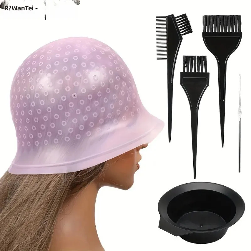 หมวกซิลิโคนสำหรับทำสีผม พร้อมเ - Hair Care Guide บทวิจารณ์และราคา