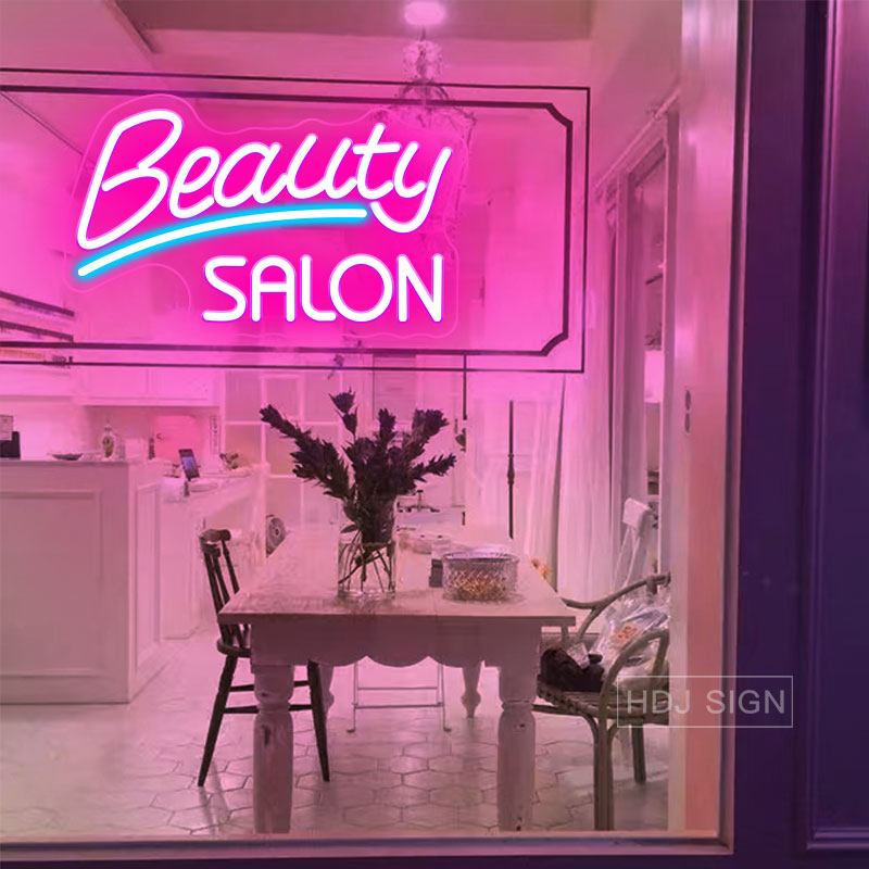 ป้ายไฟนีออน LED สำหรับร้านตัดผ - Hair Care Logo บทวิจารณ์และราคา
