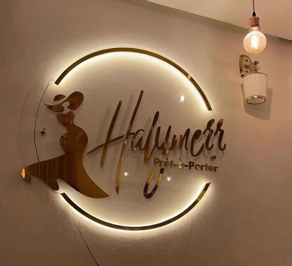 ป้ายโลโก้ LED แบบกำหนดเอง, ป้า - Hair Care Logo บทวิจารณ์และราคา