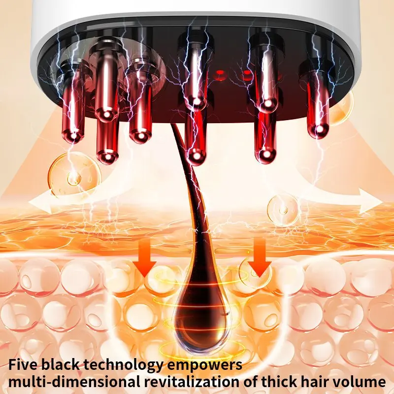 หวีนวดศีรษะไฟฟ้า แสงสีแดง สั่น - Hair Care Guide บทวิจารณ์และราคา